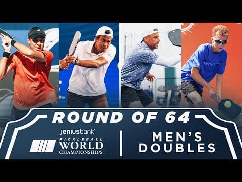 Haworth/Bhatia v Deakin/Chaffin at the Jenius Bank Pickleball World Championships