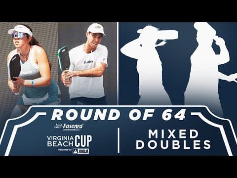 Johnson/Johnson v Wheatley/Braham at the Fasenra Virginia Beach Cup presented by Joola