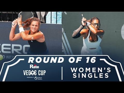 Lea Jansen v Jessie Irvine at the Rate Vegas Cup presented by Holland America