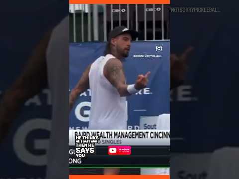 Tyson McGuffin gives MIDDLE FINGER and CURSES OUT Tyler Loong #pickleball #propickleball #ppatour