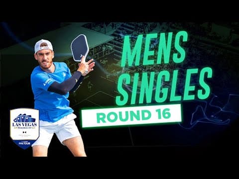 Federico Staksrud v Spartak Rahachou at the Las Vegas Pickleball Cup