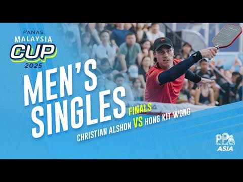 Christian Alshon vs Hong Kit Wong - Men's Singles Final | Panas Malaysia Cup 2025