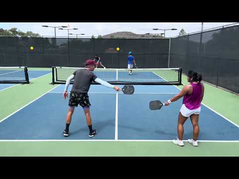 Malia Lum/Tony Sheng vs. Nicole Eugenio/Matthew Marceau. DUPR 5+@teamlumpickleball