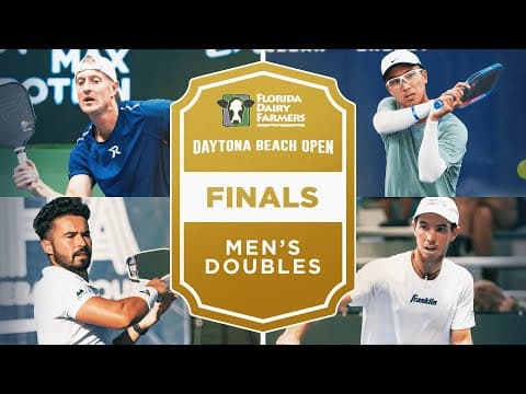 Johnson/Ge vs Newman/Khlif at the Florida Dairy Farmers Daytona Beach Open