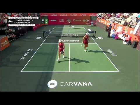 NEW TEAMMATES Waters & Bright vs Funaro Khan at Atlanta Pickleball Championships Match Highlights