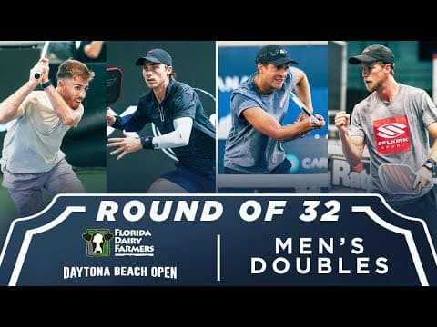 Staksrud/Alshon vs Akin/Lenhard at the Florida Dairy Farmers Daytona Beach Open