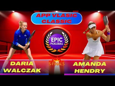 THRILLING SF! Daria Walczak vs Amanda Hendry | Women's Pro Singles | 2025 APP Vlasic Classic.