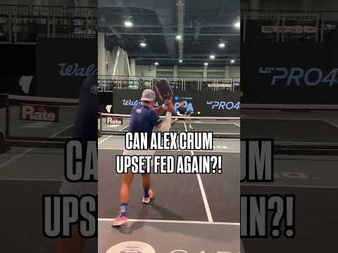 With the Number 1 men’s singles pickleball player lose to Alex Crum again?!