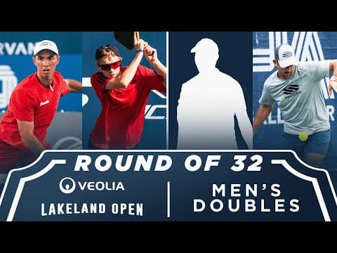 Johnson/Klinger v Mack/Braham at the Veolia Lakeland Open