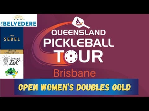 QPT - Brisbane - Open Women’s Doubles Gold