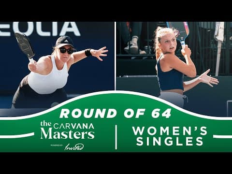 Mariana Humberg vs Jade Rau at the The Carvana Masters