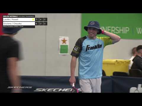 2023 English Nationals Men's Doubles OPEN Final - Laville & Powell vs Giuliano & Chaudry.