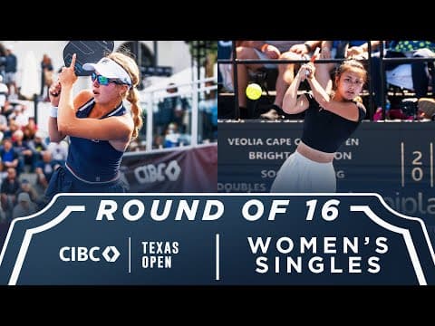 Anna Leigh Waters v Alix Truong at the CIBC Texas Open