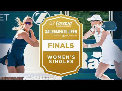 Kate Fahey v Kaitlyn Christian at the Fasenra Sacramento Open