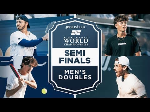 Tardio /B Johns vs Staksrud/Patriquin at the Jenius Bank Pickleball World Championships