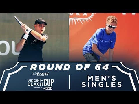 Christopher Haworth v Camden Chaffin at the Fasenra Virginia Beach Cup presented by Joola