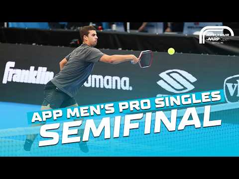 Top Seed Ronan Camron vs. Ryler DeHeart in Men's Pro Doubles Semifinal at the AARP Open | APP Tour