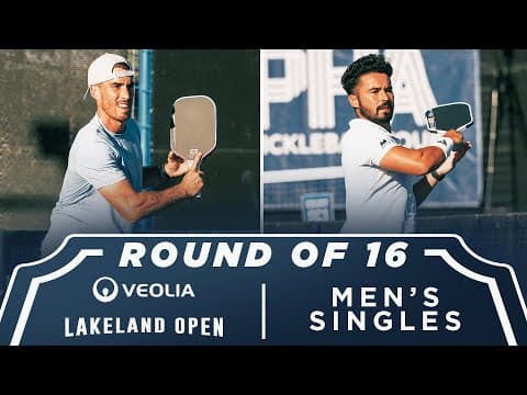 Federico Staksrud v Noe Khlif at the Veolia Lakeland Open