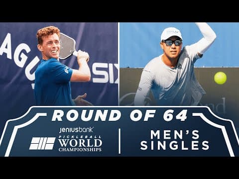 Grayson Goldin v Augie Ge at the Jenius Bank Pickleball World Championships