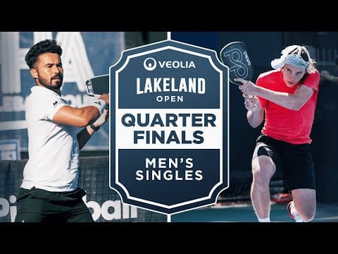 Noe Khlif v Cason Campbell at the Veolia Lakeland Open