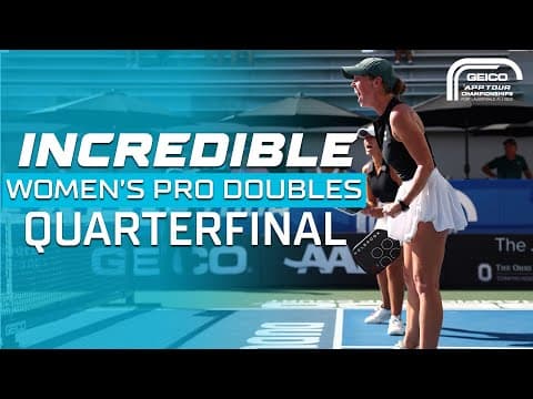 ELITE Women's Pro Pickleball - Bobbi Oshiro & Daria Wazczak vs. Amanda Hendry & Allison Harris