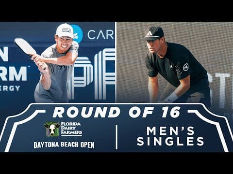 Connor Garnett vs Rafa Hewett at the Florida Dairy Farmers Daytona Beach Open