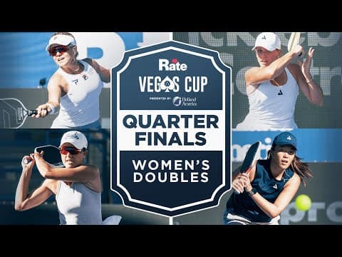 Waters/Bright v Buckner/Wang at the Rate Vegas Cup presented by Holland America