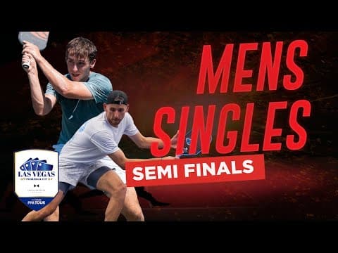 Dylan Frazier v Eric Roddy at the Las Vegas Pickleball Cup