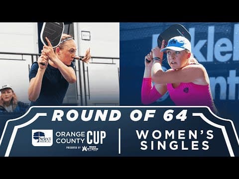 Cailyn Campbell v Allison Phillips at the Select Medical Orange County Cup