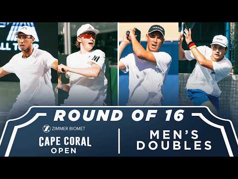 Johnson/Klinger vs Loong/Protzek at the Zimmer Biomet Cape Coral Open