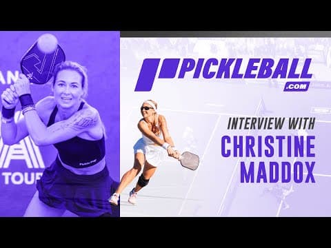 Pickleball Pro Christine Maddox talks Reiki, crystals, and pickleball