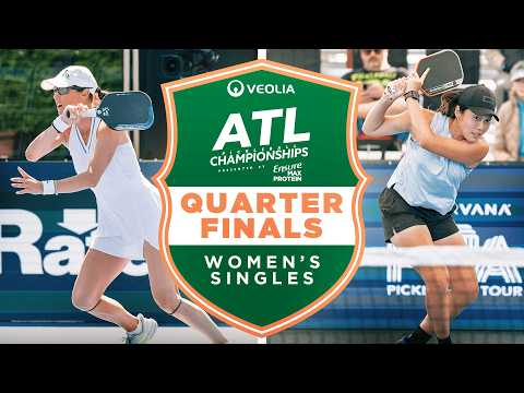 Kaitlyn Christian v Chao Yi Wang at the Veolia Atlanta Pickleball Championships