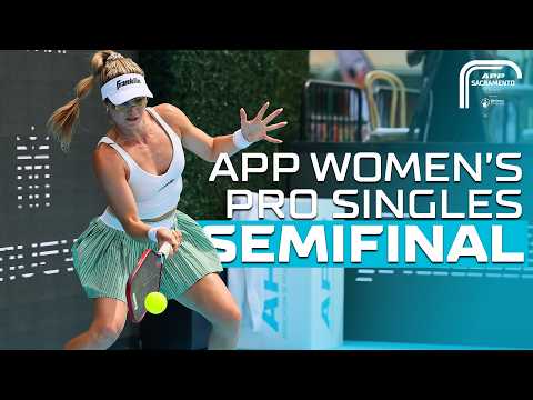 Domenika Turkovic vs. Sofia Sewing in Women's Pro Singles at the APP Sacramento Open | APP Tour
