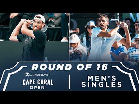 Federico Staksrud vs Mohaned Alhouni at the Zimmer Biomet Cape Coral Open