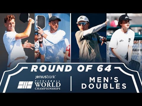 Goldin/French v Mercado/Caldarella at the Jenius Bank Pickleball World Championships