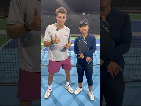 How To Hit an Overhead Smash (FT. Bobbi Oshiro) 🔨💥 #pickleball #pickleballtips #shorts