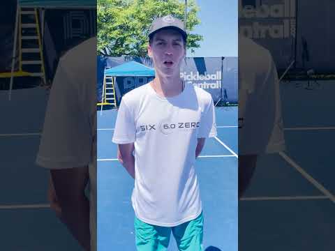 Tom Evans speaks on his big win over No. 14 seed Rafa Hewett! #ppatour #propickleball #pickleball