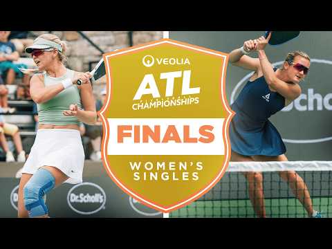 Anna Leigh Waters v Kate Fahey at the Veolia Atlanta Pickleball Championships