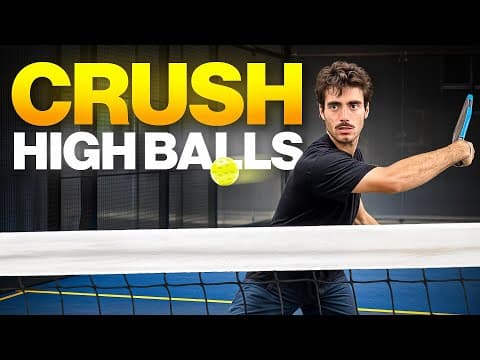 How to Destroy High Balls in Pickleball