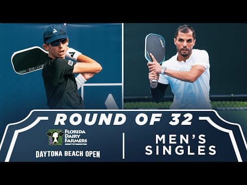 John Lucian Goins vs Mota Alhouni at the Florida Dairy Farmers Daytona Beach Open