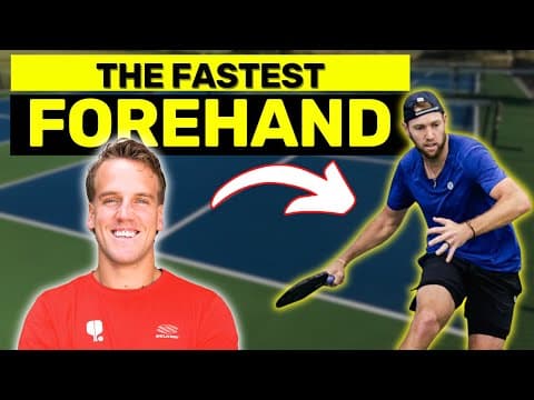 This forehand is taking over pickleball | The Jack Sock forehand