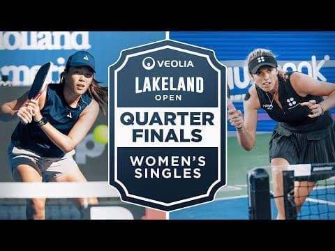 Chao Yi Wang v Tammy Emmrich at the Veolia Lakeland Open