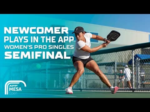 Defending Champ Sofia Sewing vs. APP Newcomer Trang Huynh McClain in Women's Pro Singles Semifinal