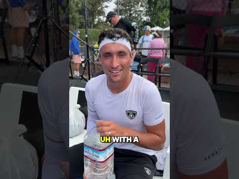 Pickleball OG Jay Devilliers talks after upsetting the number 1 player in the world!
