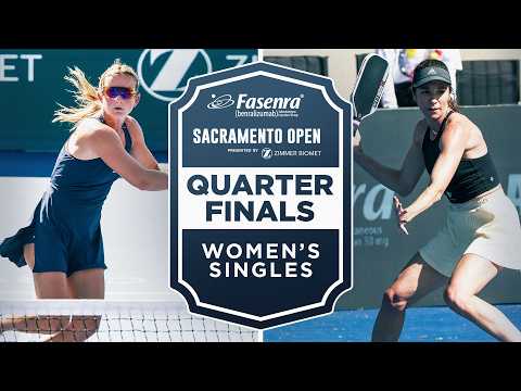 Kate Fahey v Keilly Ulery at the Fasenra Sacramento Open