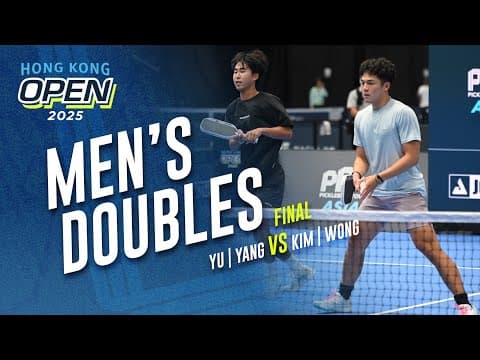 Yu/Yang vs Kim/Wong - Men's Doubles Final | Hong Kong Open 2025