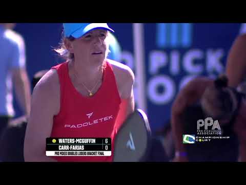 Leigh Waters/Tyson McGuffin Vs Corrine Carr/Joey Farias - PPA Florida Grand Slam Mixed Doubles