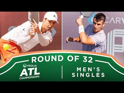 Ben Johns v Ivan Jakovljevic at the Veolia Atlanta Pickleball Championships