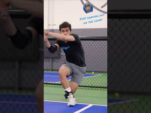 New #pickleball Dance Move: the 2-step Backhand Shimmy #propickleball #pickleballaddict
