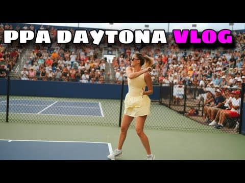 Inside a Pro Pickleball Tournament | PPA Daytona Vlog